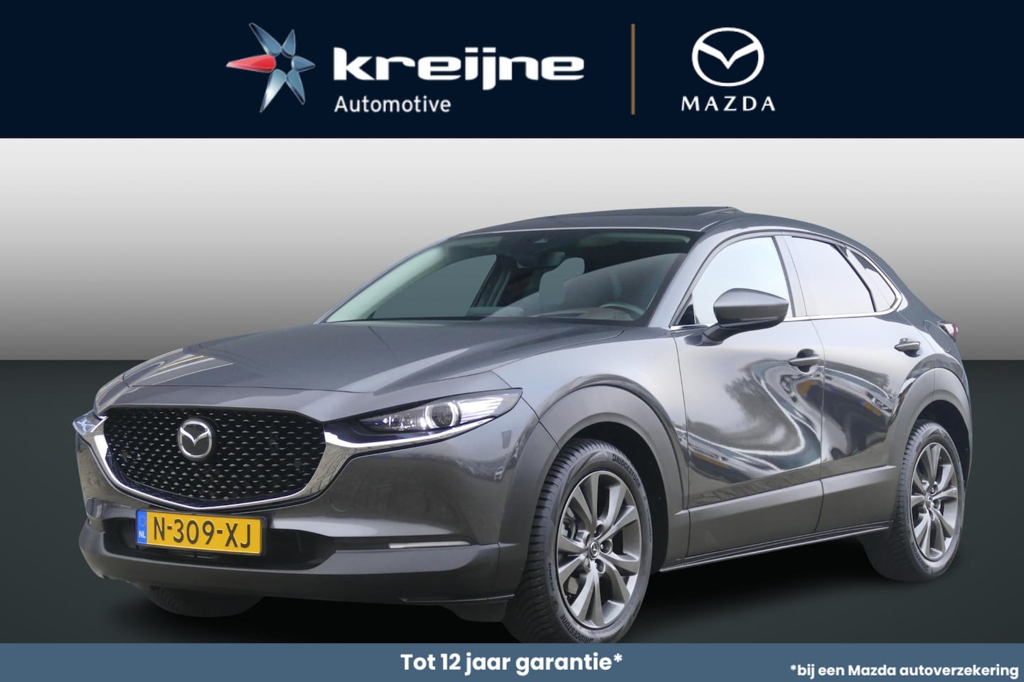 Mazda CX-30 - 2.0 e-SkyActiv-X M Hybrid Luxury | ALL-SEASON | TREKHAAK | PANO | BOSE | HEAD-UP | RIJKLAA - AutoWereld.nl