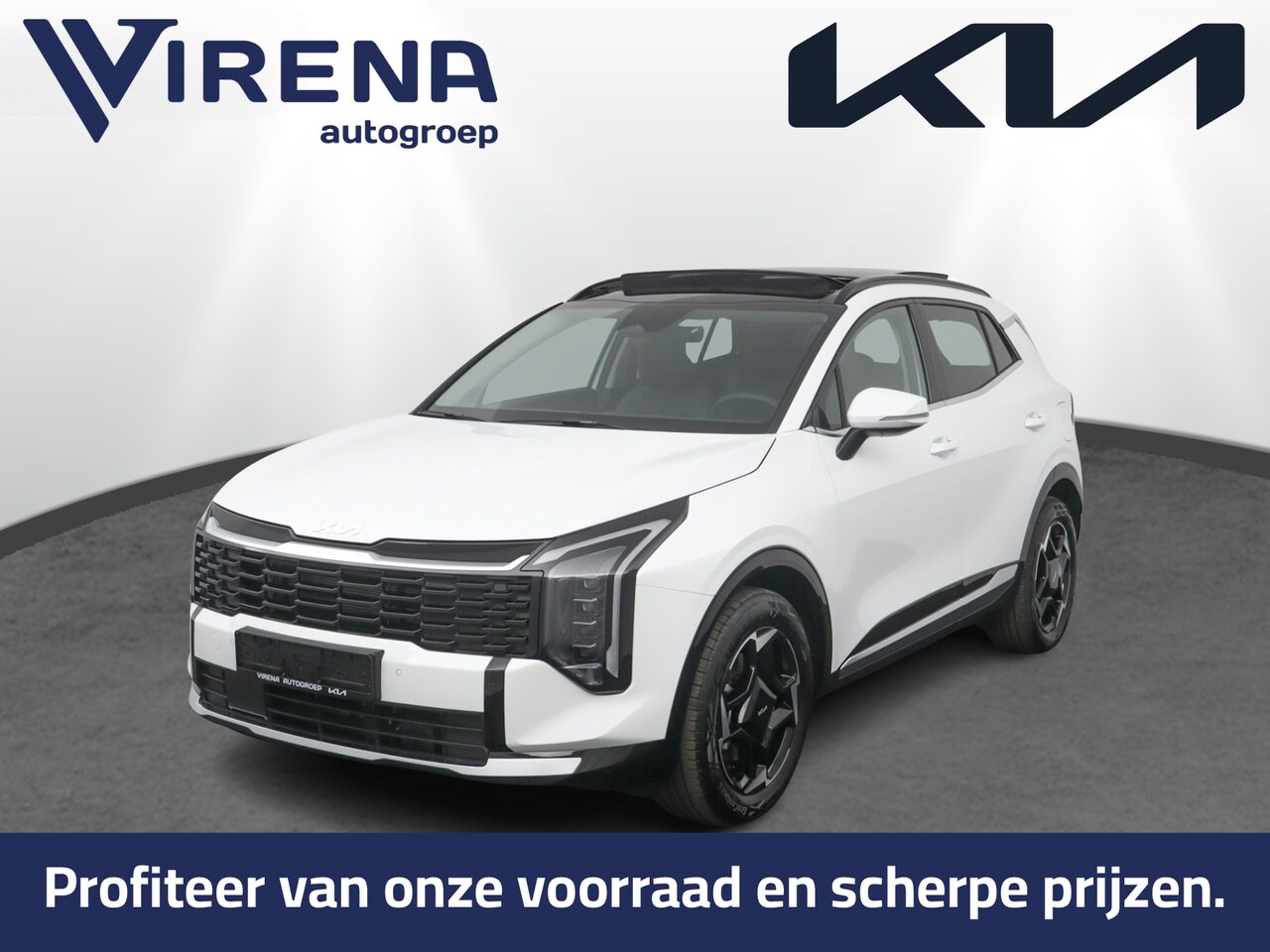 Kia Sportage - 1.6 T-GDi Hybrid DynamicPlusLine - Automaat - Matrix Led - Stoel/stuur verwarming - Kantel - AutoWereld.nl