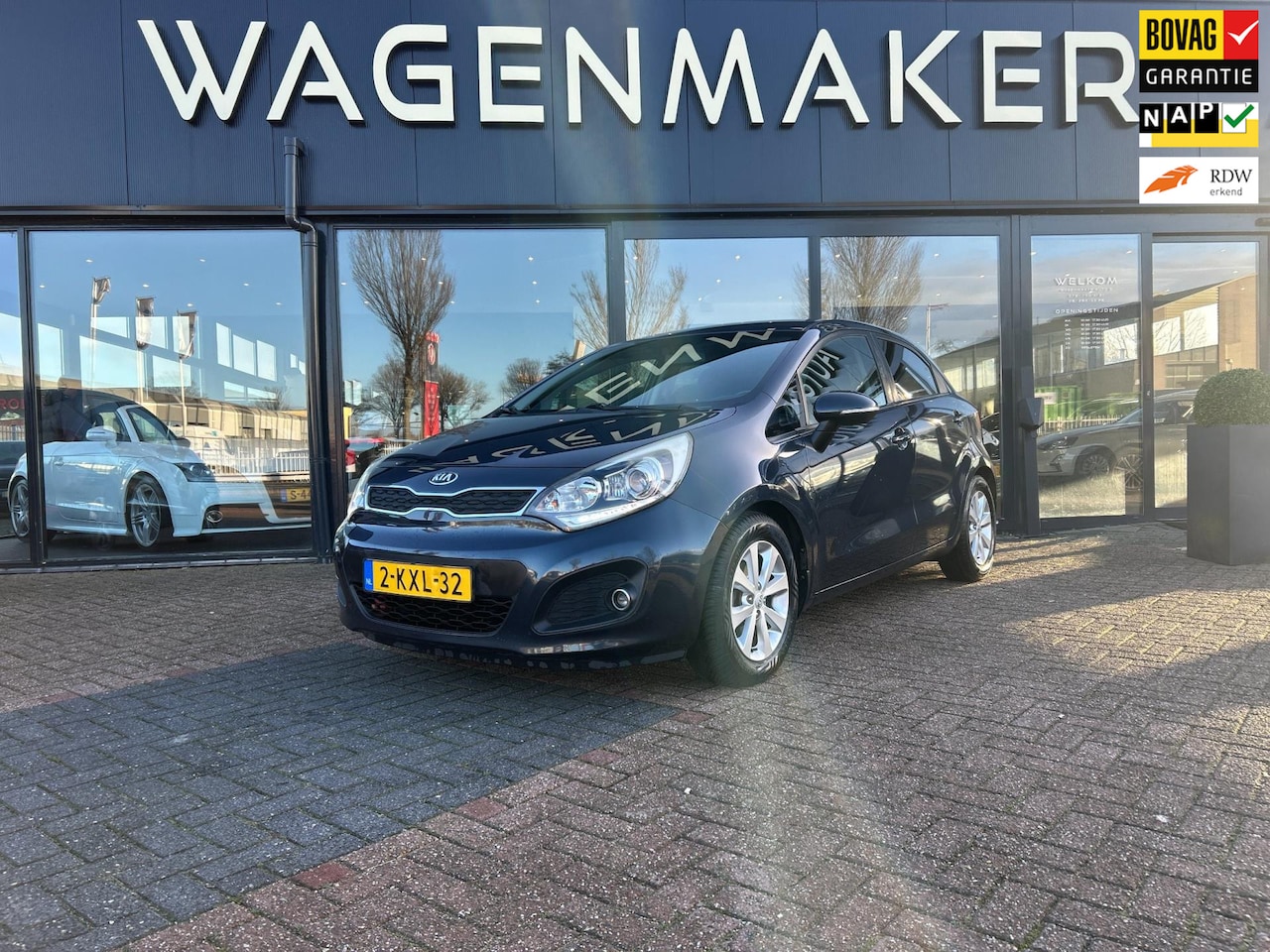 Kia Rio - 1.2 CVVT Super Pack Clima|Cruise|NAV|Keyles|DealerOH - AutoWereld.nl