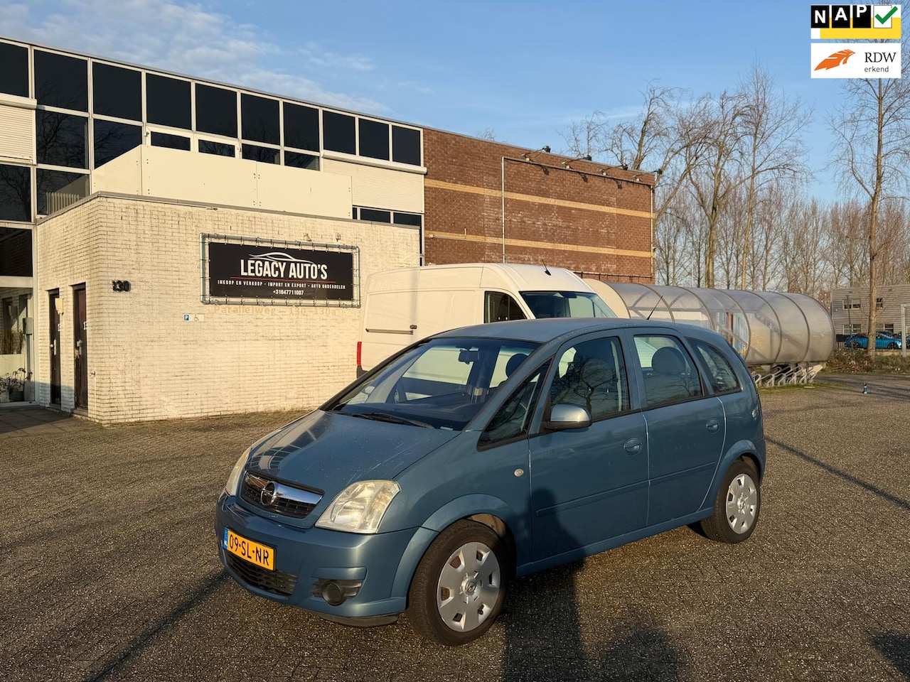 Opel Meriva - 1.6-16V Enjoy - INCL Fietsdrager en trekhaak - Volledige Onderhouden - Rijdt schakelt goed - AutoWereld.nl