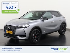 DS 3 Crossback - E-Tense Performance Line 50 kWh | All-in 433, - Private Lease | 36 Mnd Abonnement |