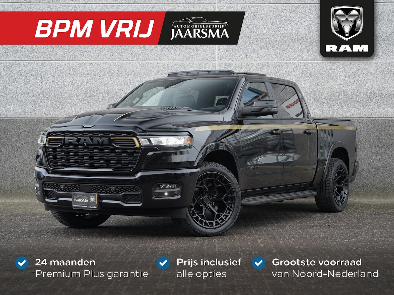 Dodge Ram 1500 - Sport 426 Pack 3.0 STT 420pk CrewCab | 426 Pack | Passenger Display |14.4 inch navigatie | - AutoWereld.nl