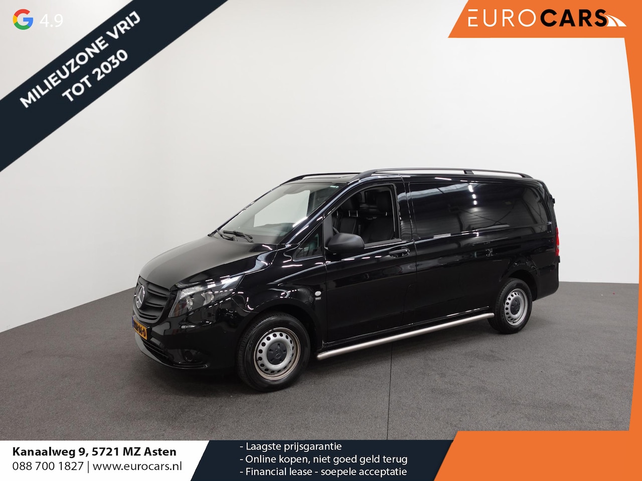 Mercedes-Benz Vito - 114 CDI Lang Automaat Airco Bluetooth Camera Trekhaak - AutoWereld.nl