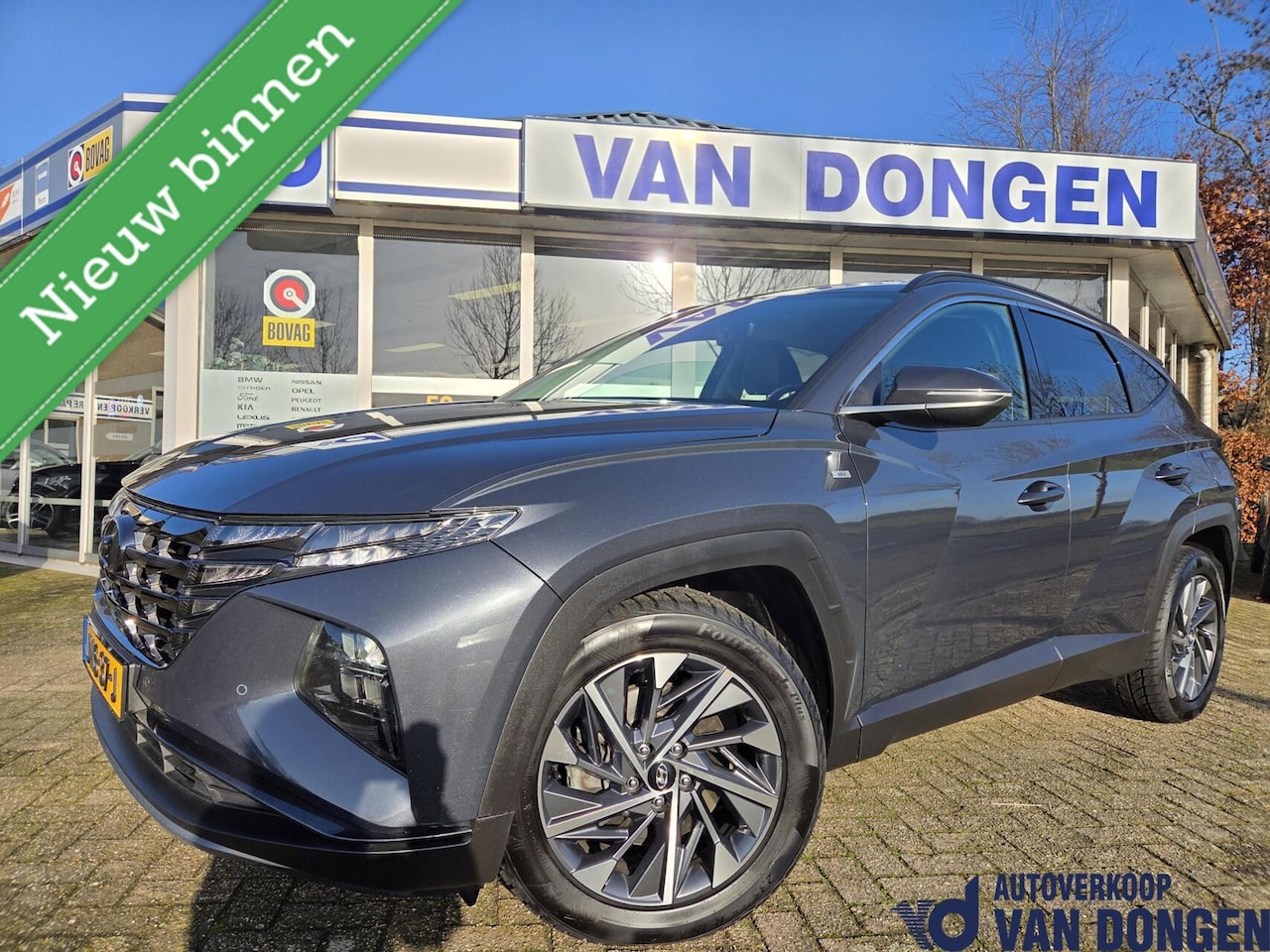 Hyundai Tucson - 1.6 T-GDI MHEV Comfort Smart | Trekhaak / Leder / AllSeason / Keyless - AutoWereld.nl