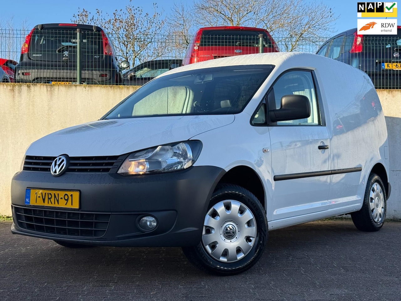 Volkswagen Caddy - 1.6 TDI/AIRCO/NAVI/HALF LEDER/NIEUWE DISTRIBUTIERIEM/NETTE BUS/ - AutoWereld.nl
