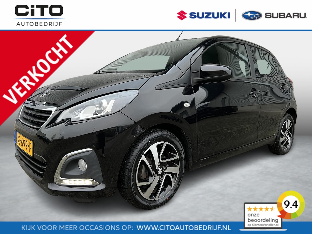 Peugeot 108 - 1.0 e-VTi Allure | Airco | 15" Lichtmetalen Velgen | Lage Kilometerstand | Bluetoothverbin - AutoWereld.nl