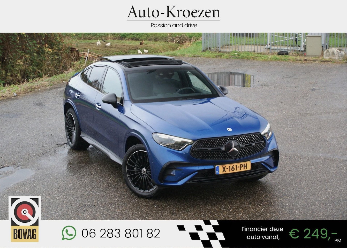 Mercedes-Benz GLC-klasse Coupé - 400e 4MATIC AMG Line | Pano | Incl BTW | 360 Camera | Head Up | 1e eigenaar | - AutoWereld.nl