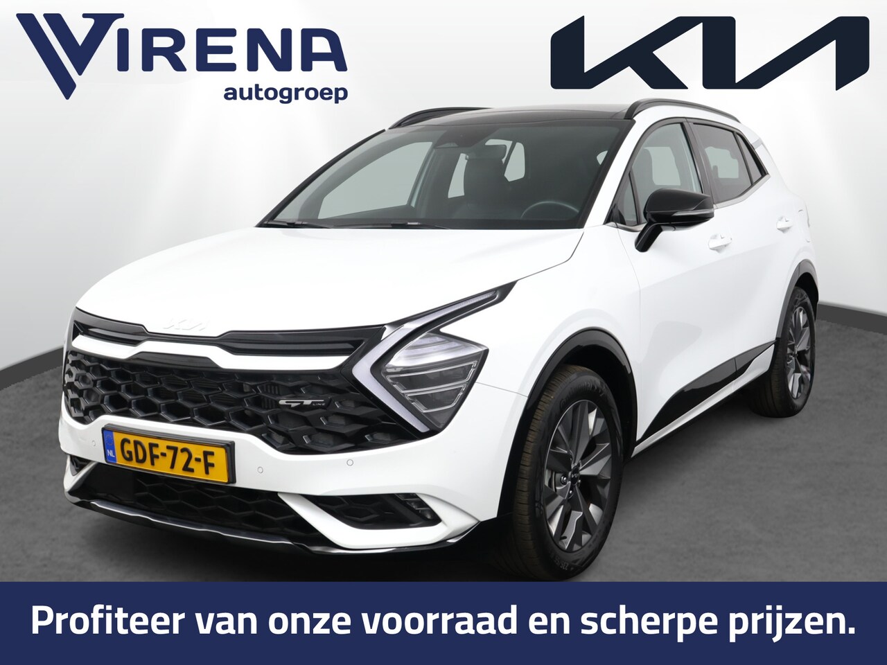 Kia Sportage - 1.6 T-GDi Hybrid GT-Line Automaat Apple Carplay/Android Auto - Cruise Control - Dodehoekde - AutoWereld.nl