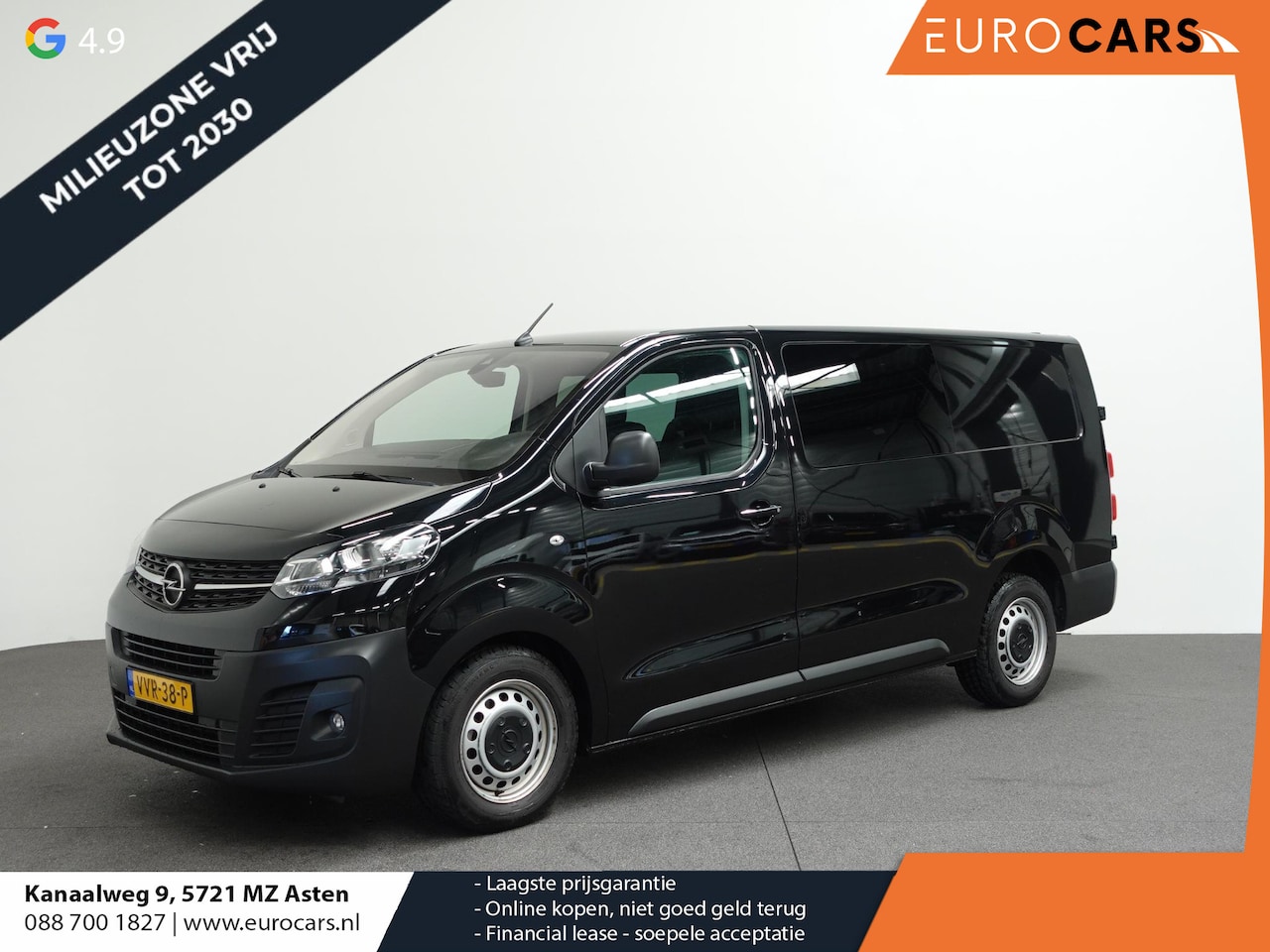 Opel Vivaro - 2.0 CDTI L3H1 Dubbele Cabine Edition Automaat Airco Navi Cruise Control Apple Carplay Trek - AutoWereld.nl