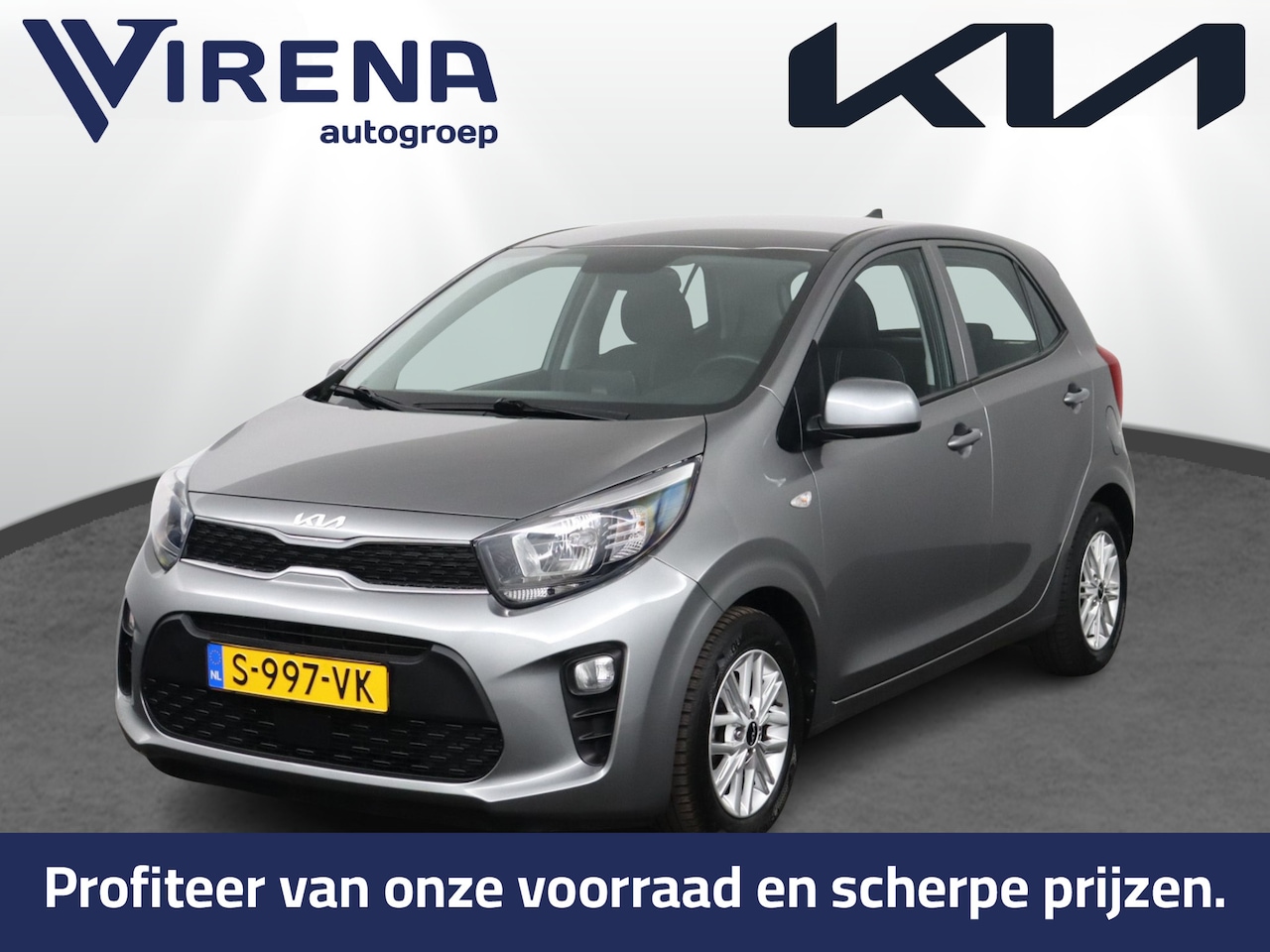 Kia Picanto - 1.0 DPi DynamicLine - Cruise Control - Apple Carplay/Android Auto - DAB - Achteruitrijcame - AutoWereld.nl