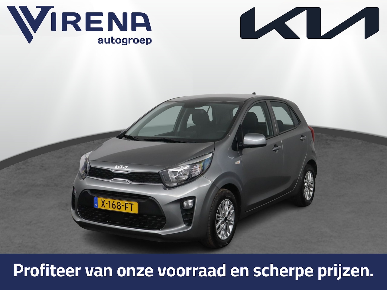 Kia Picanto - 1.0 DPi DynamicLine - Cruise Control - Apple Carplay/Android Auto - DAB - Achteruitrijcame - AutoWereld.nl