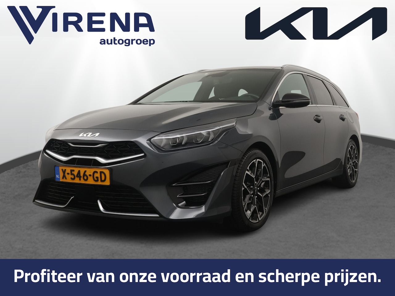 Kia Cee'd Sportswagon - Ceed 1.5 T-GDi GT-Line Automaat - Navigatie - Stoel / Stuur verwarming - Sportstoelen - A - AutoWereld.nl