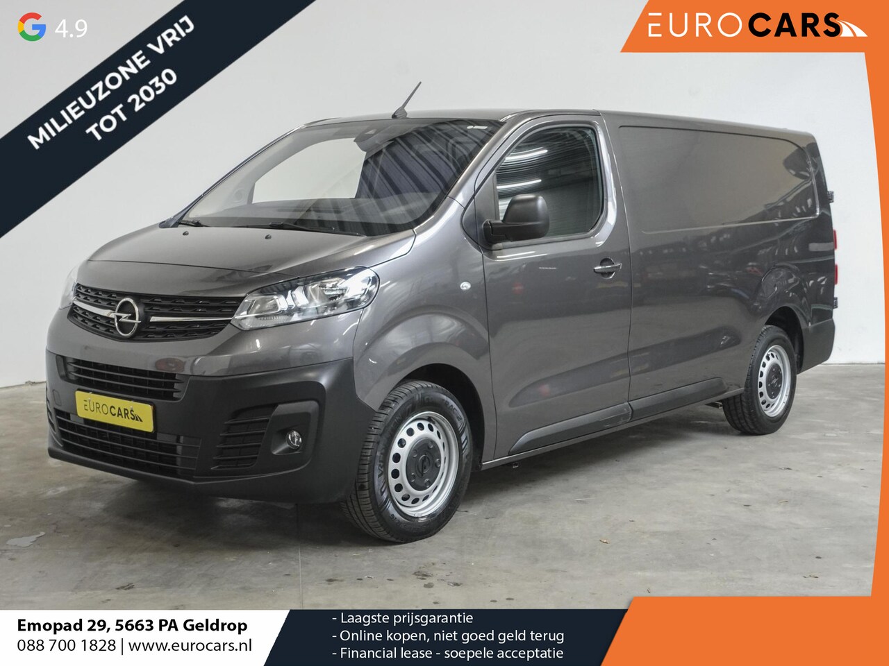 Opel Vivaro - 2.0 BlueHDi 145PK L3 Automaat Airco Bluetooth Cruise Control Trekhaak Navigatie - AutoWereld.nl