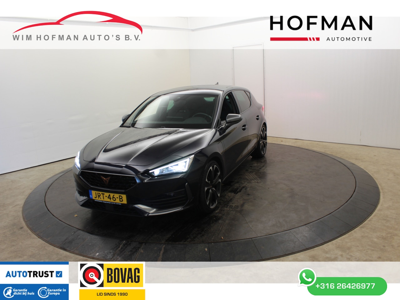 CUPRA Leon - 1.4 e-Hybrid VZ Black Edition 245PK Camera Virtual Stoel verw - AutoWereld.nl