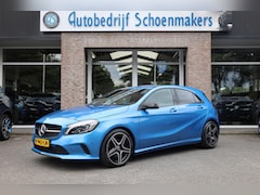 Mercedes-Benz A-klasse - 180 Ambition HALFLEER 18"LMV STOELVERW. TREKHAAK-ELEC. LED CRUISE NAVI 2xPDC ZWARTE-HEMEL