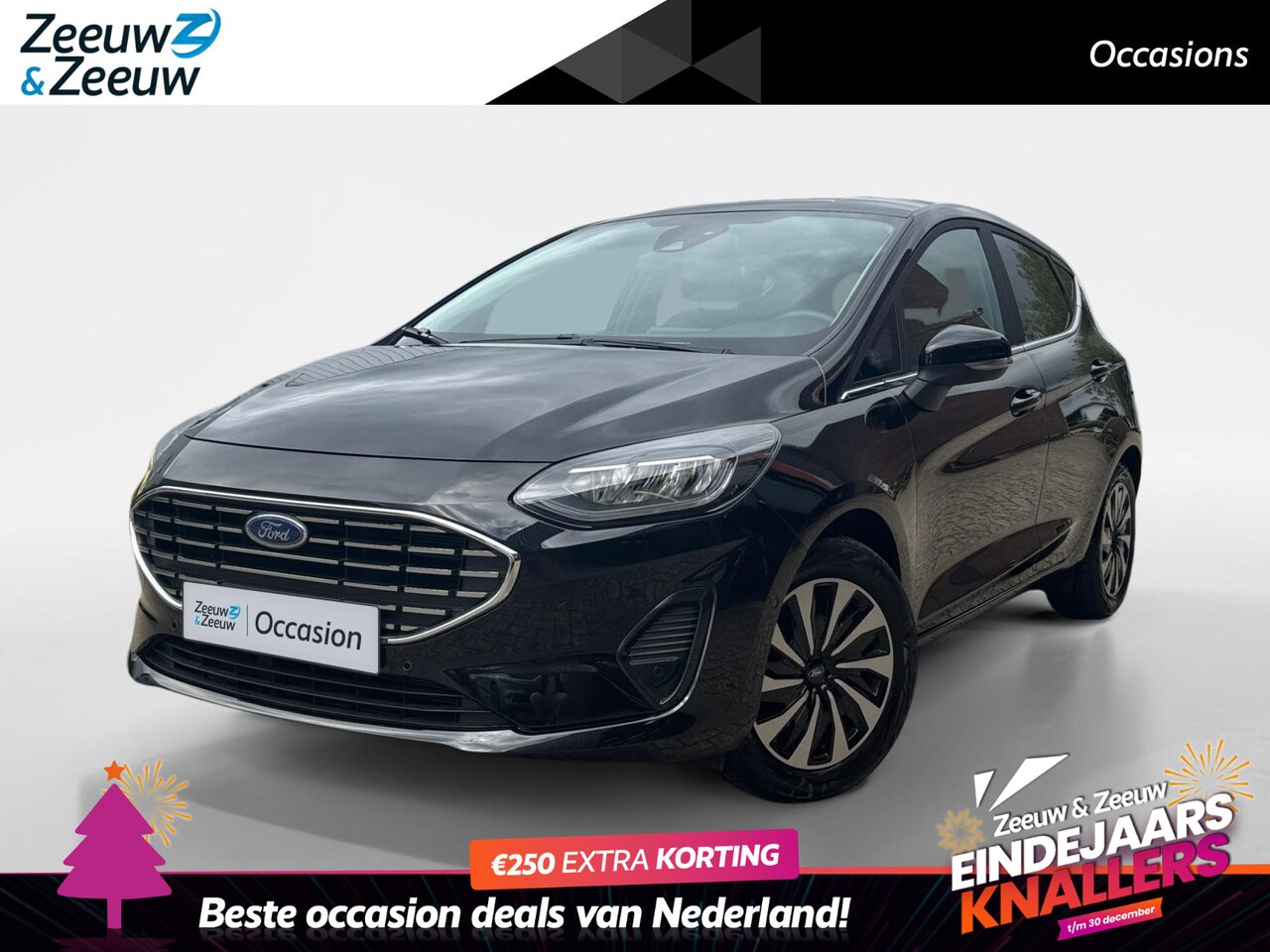 Ford Fiesta - 1.0 EcoBoost Hybrid Titanium X | Navigatie | Dealer Onderhouden | Winterpack | Apple Carpl - AutoWereld.nl