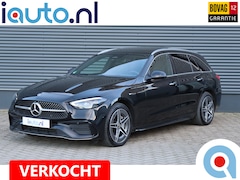 Mercedes-Benz C-klasse Estate - 300 e AMG Line Pano/Leder/360/Head-up/Elek. stoelen+mem/Sfeer/Trekhaak wegkl