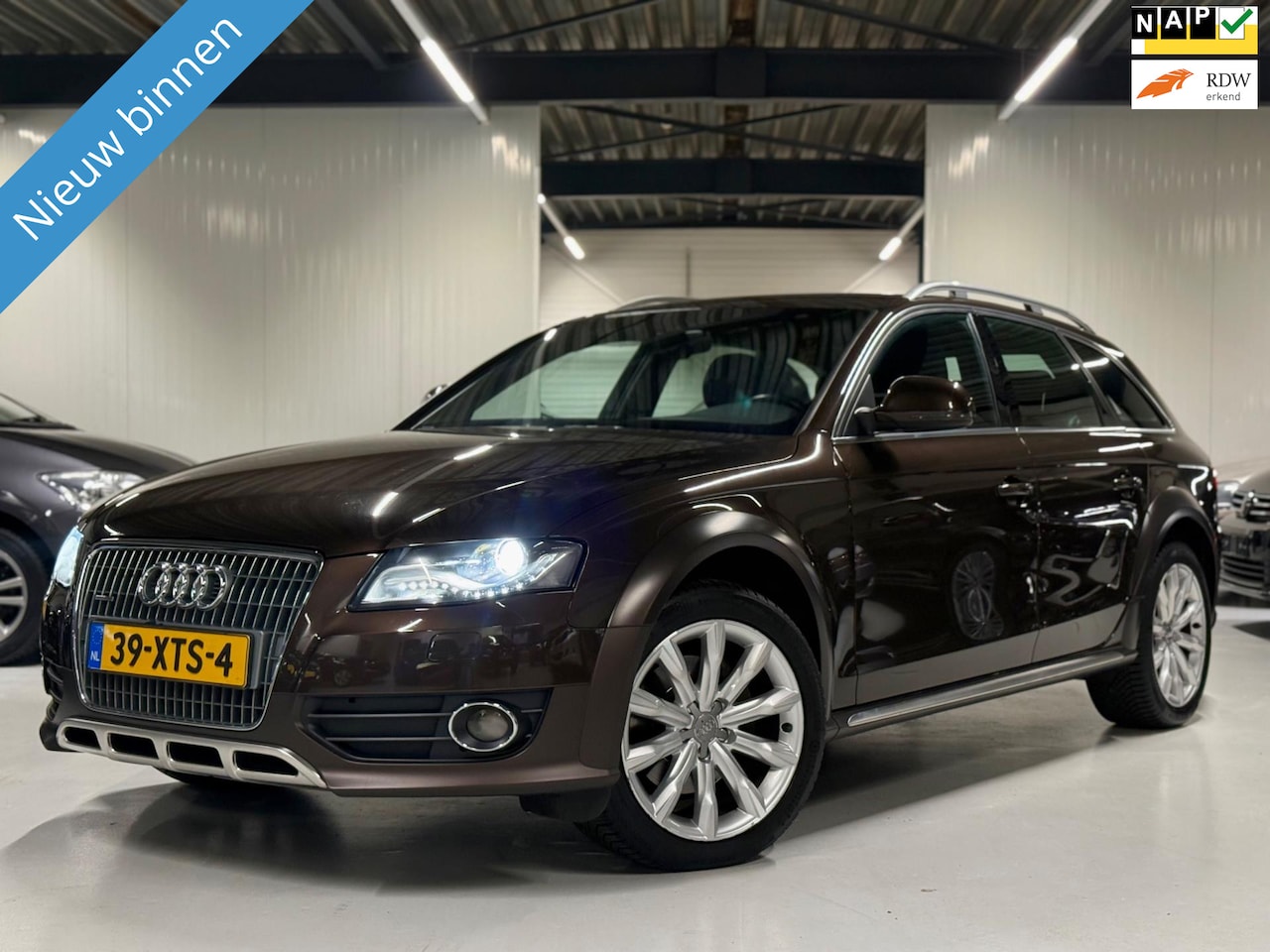 Audi A4 allroad quattro - 2.0T 211PK Automaat|Navi|Leder|Trekhaak!! - AutoWereld.nl