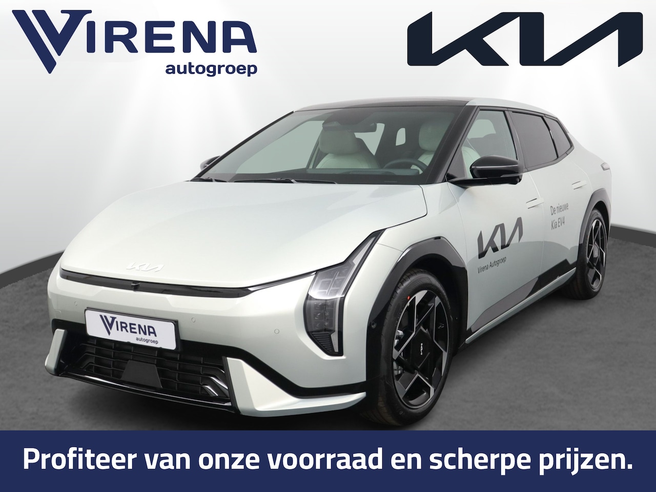 Kia EV4 Fastback - GT-PlusLine 81.4 kWh DEMO Stoelverwarming/ventilatie - Glazen Schuif-/kanteldak - Elektris - AutoWereld.nl