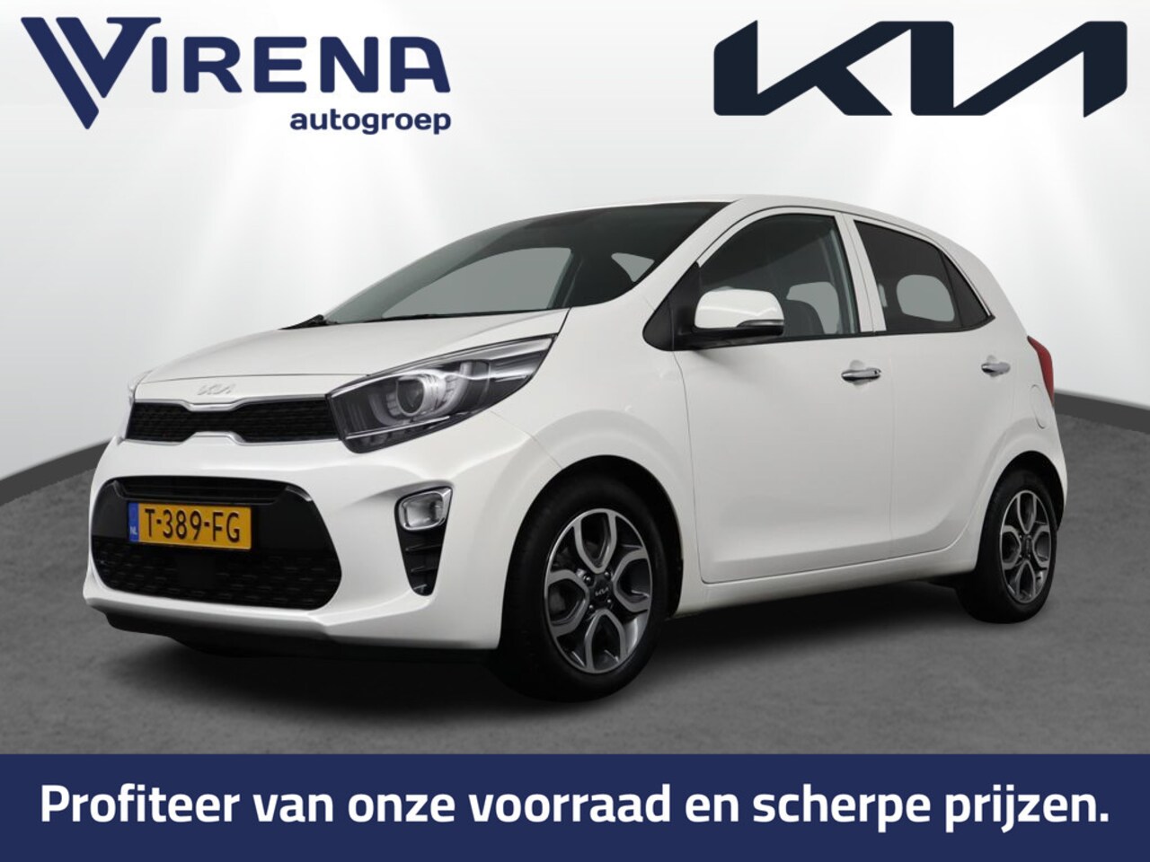 Kia Picanto - 1.0 DPi DynamicPlusLine - Navigatie - Climate Control - Apple Carplay-/Android Auto - Acht - AutoWereld.nl