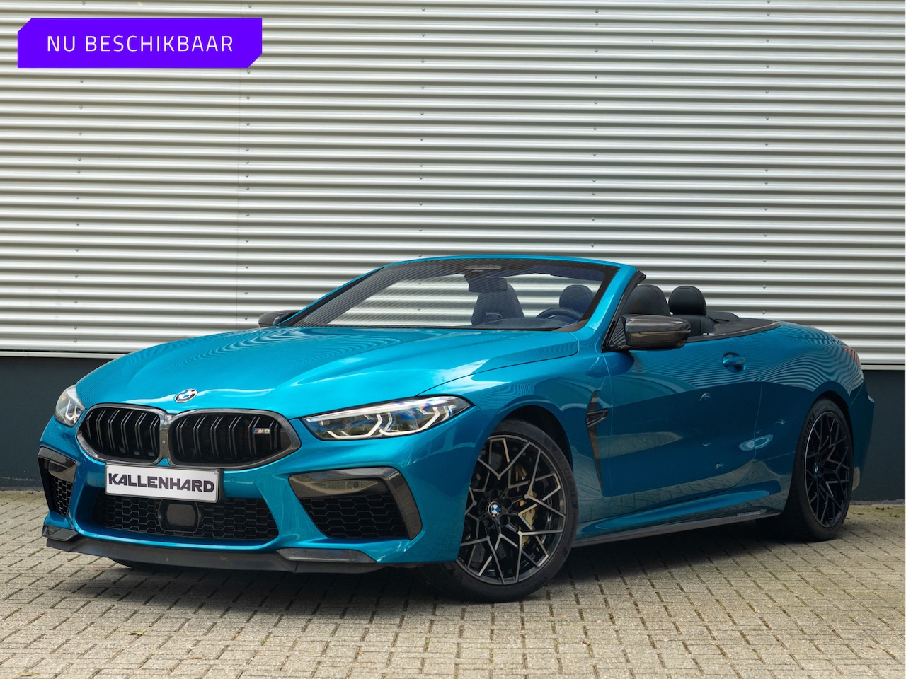 BMW M8 - 8-serie Competition Cabrio - Individual "Atlantisblue metallic" - Carbon Brakes - AutoWereld.nl