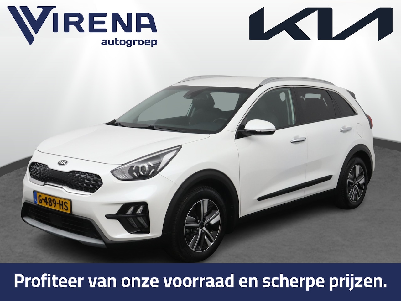 Kia Niro - 1.6 GDi Hybrid DynamicLine - Automaat - Trekhaak - Privacy Glas - Led verlichting - Naviga - AutoWereld.nl