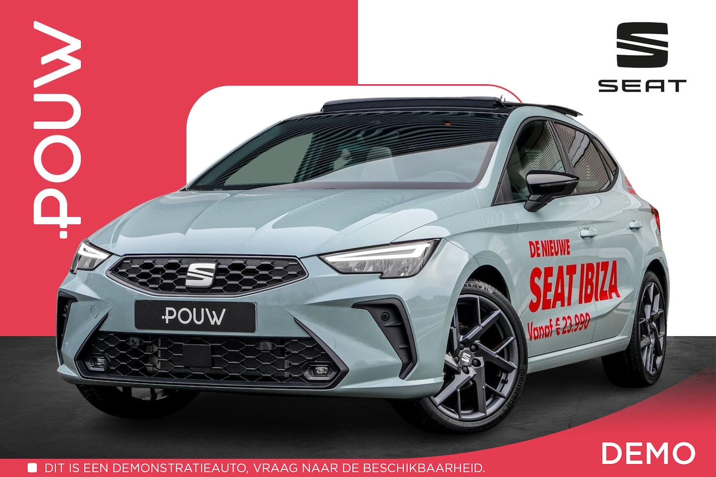 SEAT Ibiza - 1.0 EcoTSI 95pk FR Business Connect | Panoramadak | 18" Velgen | Navigatie - AutoWereld.nl