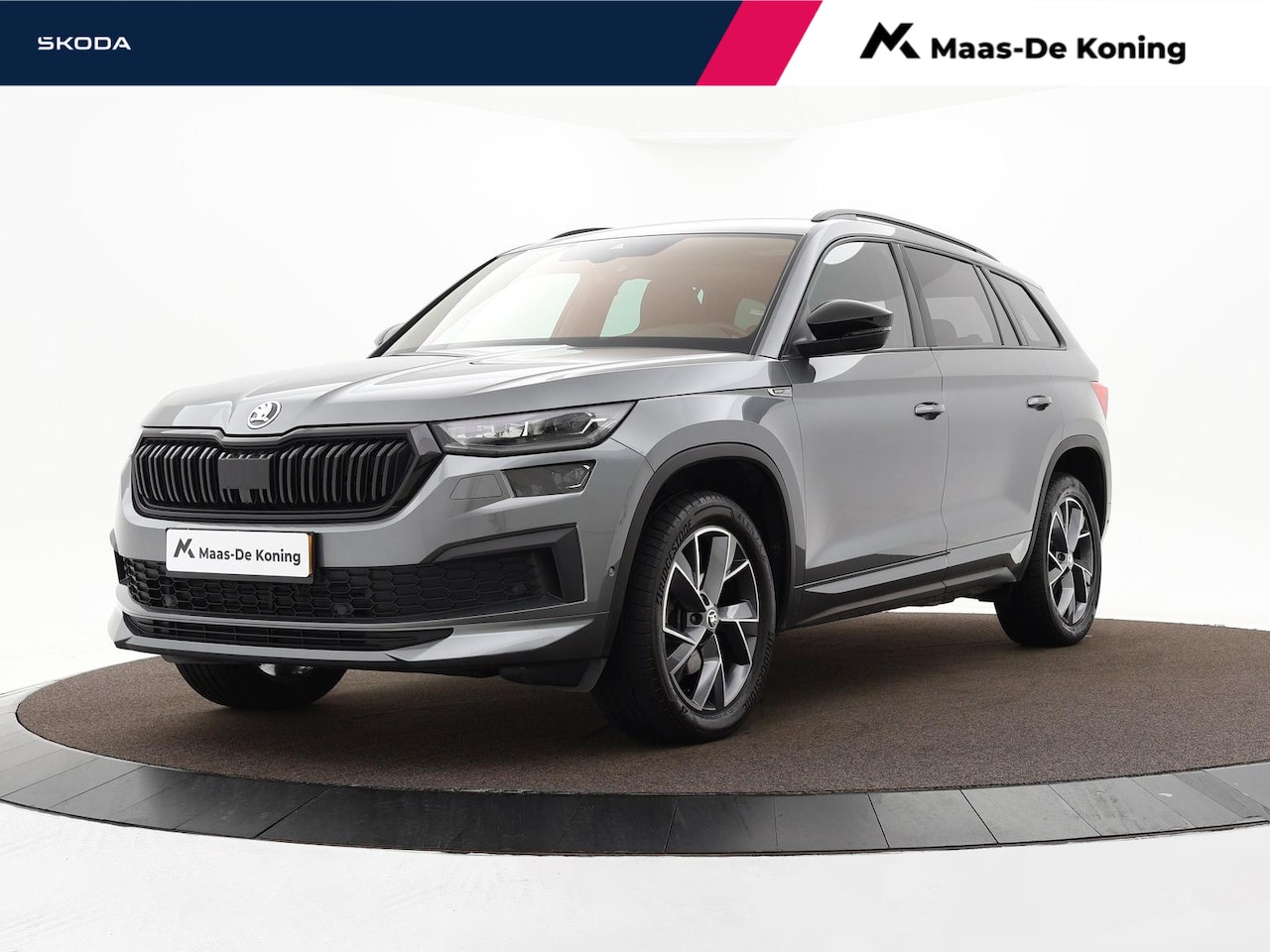 Skoda Kodiaq - 1.5 TSI 150pk DSG Sportline 7p. · Panoramadak · Keyless · Camera · Elek. Trekhaak · Apple/ - AutoWereld.nl