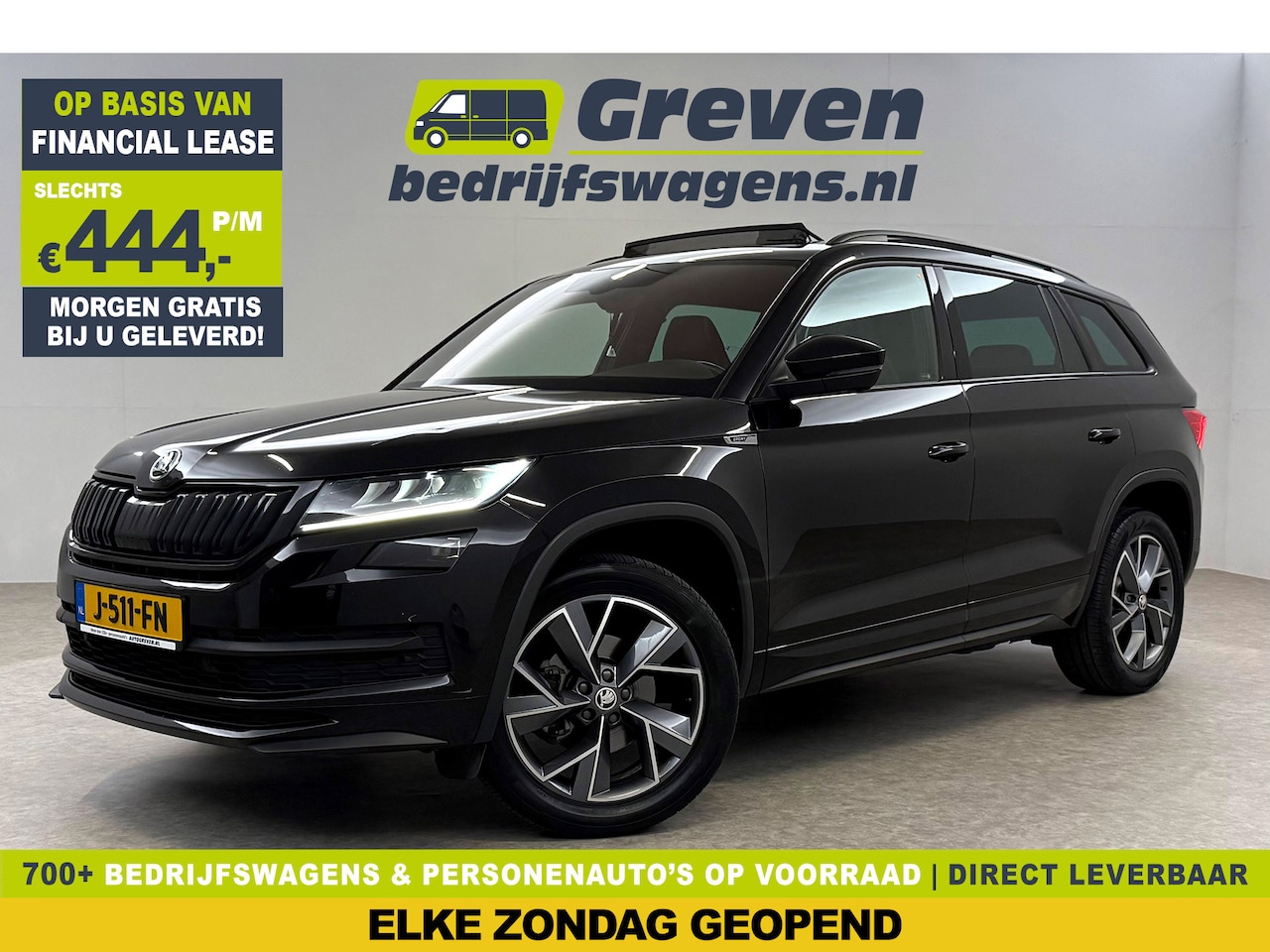 Skoda Kodiaq - 1.5 TSI Sportline Business | Pano | Virtual | Sfeer | Memory | Camera | Carplay | Trekh. | - AutoWereld.nl