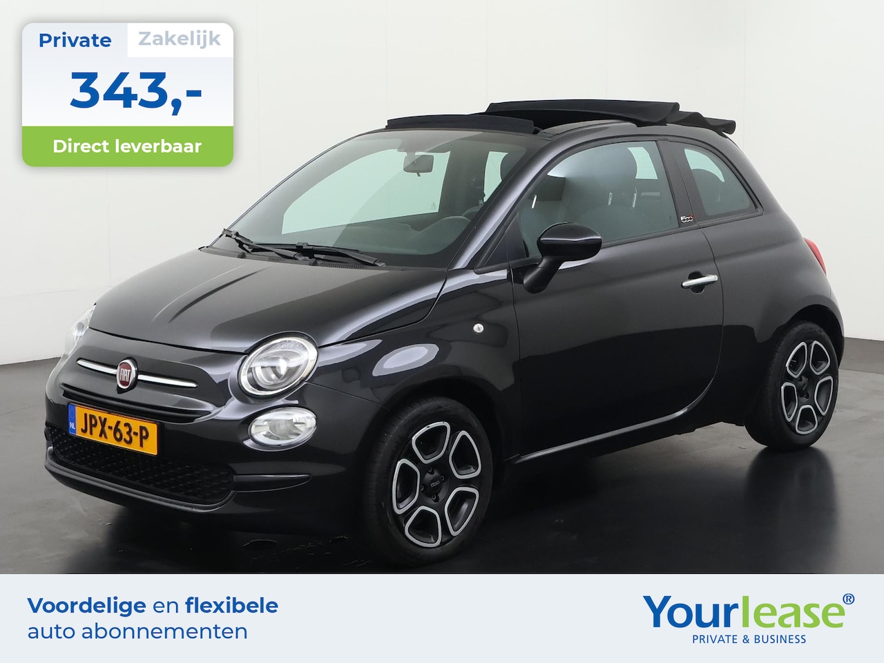 Fiat 500 C - 1.0 Hybrid Dolcevita | All-in 343,- Private Lease | Direct uit voorraad - AutoWereld.nl