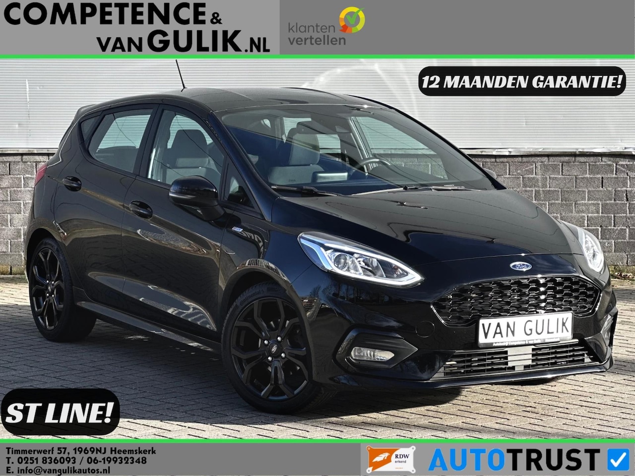 Ford Fiesta - 1.0 EcoBoost ST-Line | Adaptieve cruise control | Winterpakket | Keyless | - AutoWereld.nl