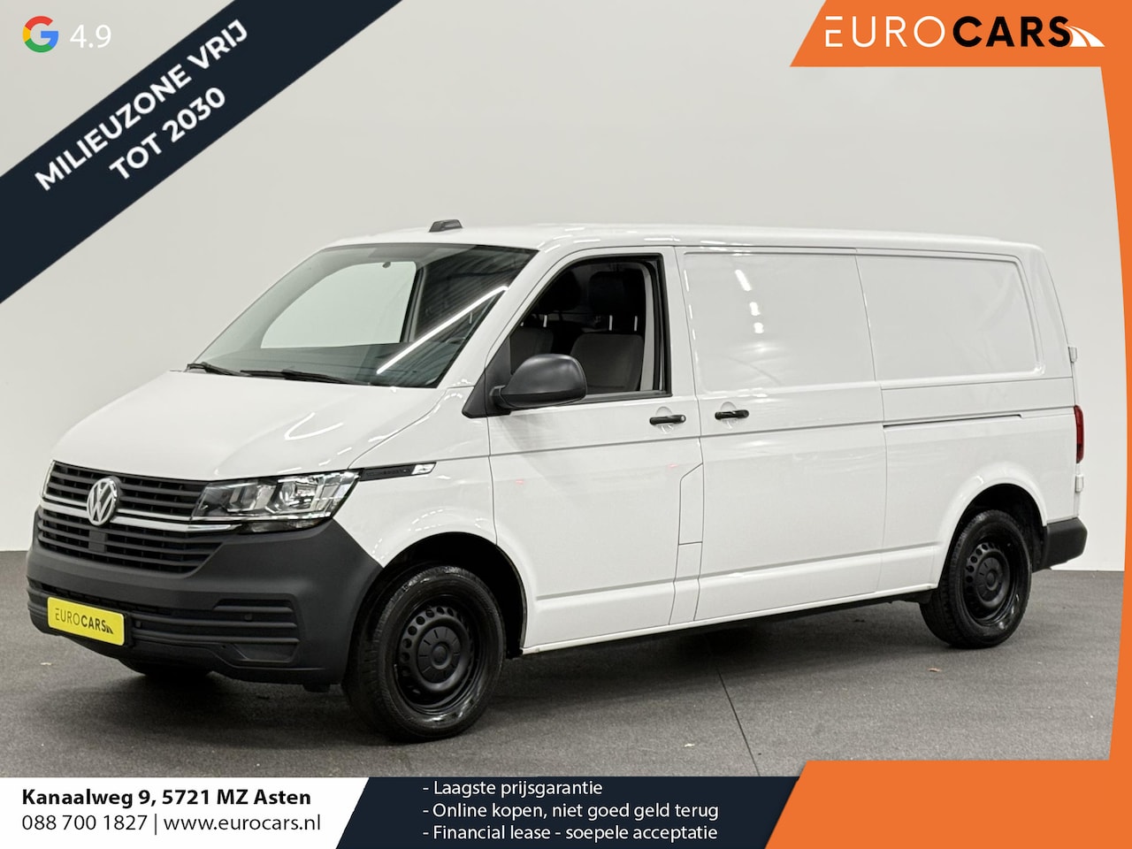 Volkswagen Transporter - 2.0 TDI L2H1 30 Comfortline Airco Navi Trekhaak 2X schuifdeur Stoelverwarming Adaptieve Cr - AutoWereld.nl