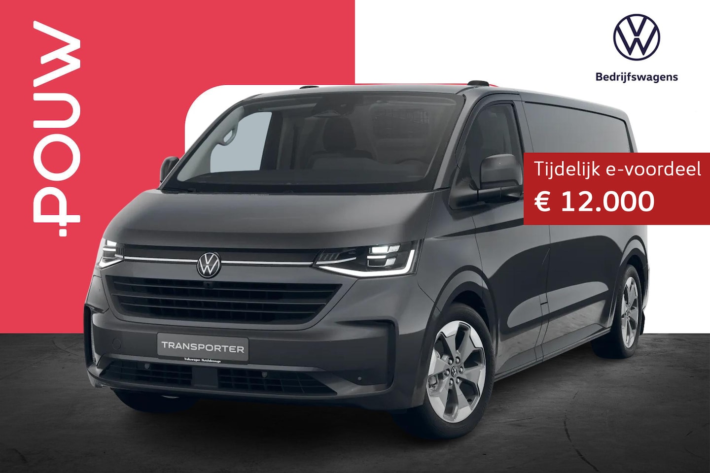 Volkswagen e-Transporter - 34 L2H1 218pk Bulli 64 kWh | Stoelen Pakket | 19" Velgen - AutoWereld.nl
