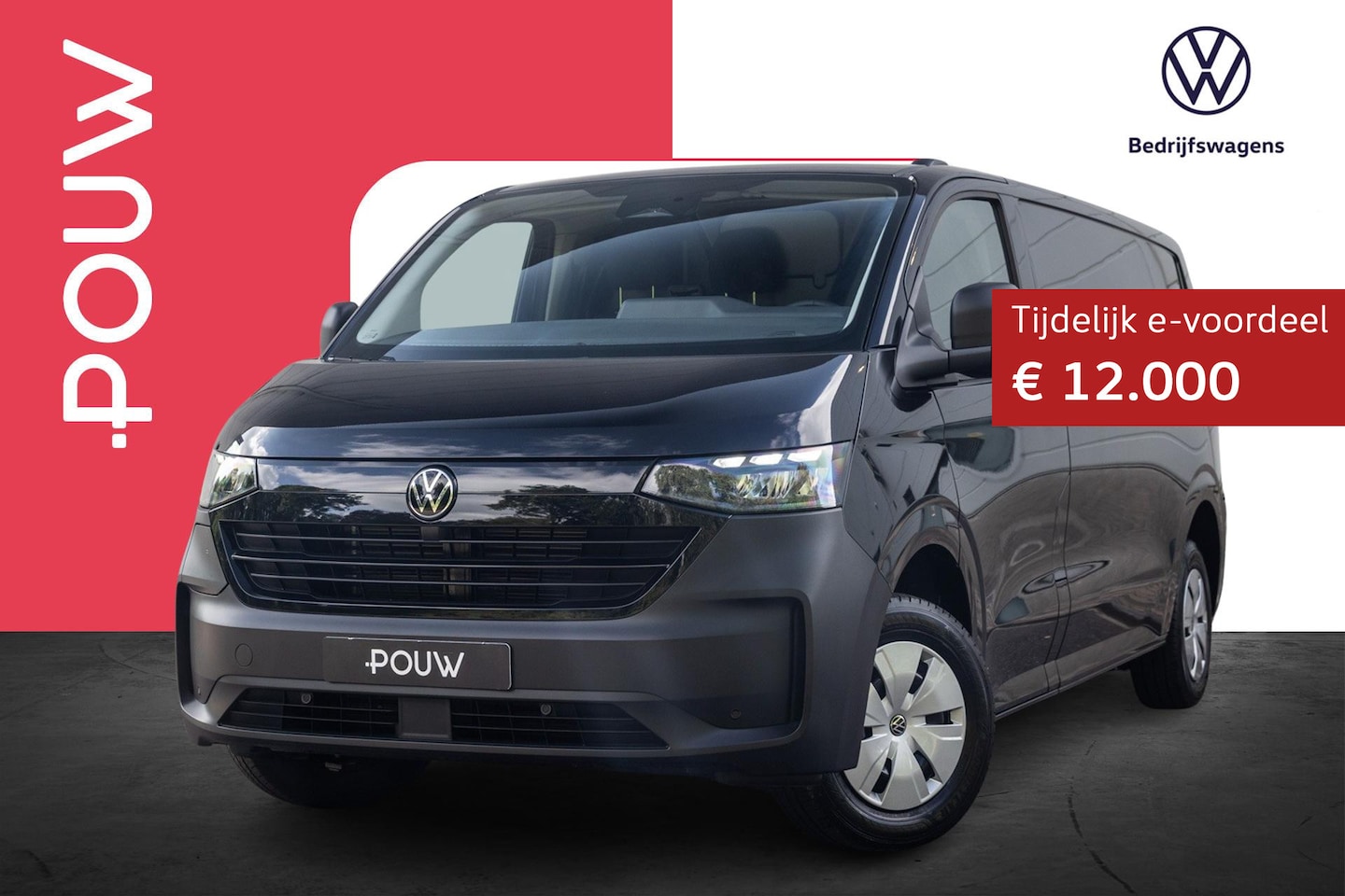 Volkswagen e-Transporter - 34 L2H1 218pk Life 64 kWh | Trekhaak | 2 Zitplaatsen Rechtsvoor - AutoWereld.nl