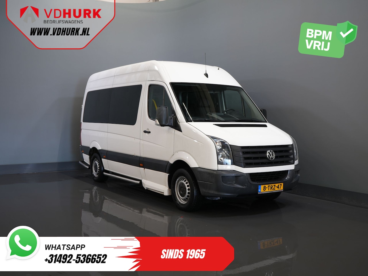 Volkswagen Crafter - 35 2.0 TDI L2H2 EXPORT Combi/ 9 Persoons/ Kombi/ 9P/ Sidebar/ Rearbar/ Cruise/ Airco/ Rols - AutoWereld.nl