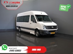 Volkswagen Crafter - 35 2.0 TDI L3H2 EXPORT ONLY €9.559 Incl.BTW BPM VRIJ Rolstoellift/ 9 Pers/ 9P/ Sidebars/ R