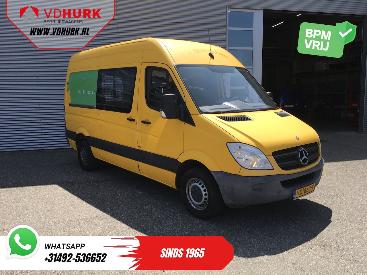 Mercedes-Benz Sprinter - 316 2.2 CDI Aut. L2H2 EXPORT ONLY 3.5T Trekgewicht / Airco/ Cruise/ Trekhaak - AutoWereld.nl