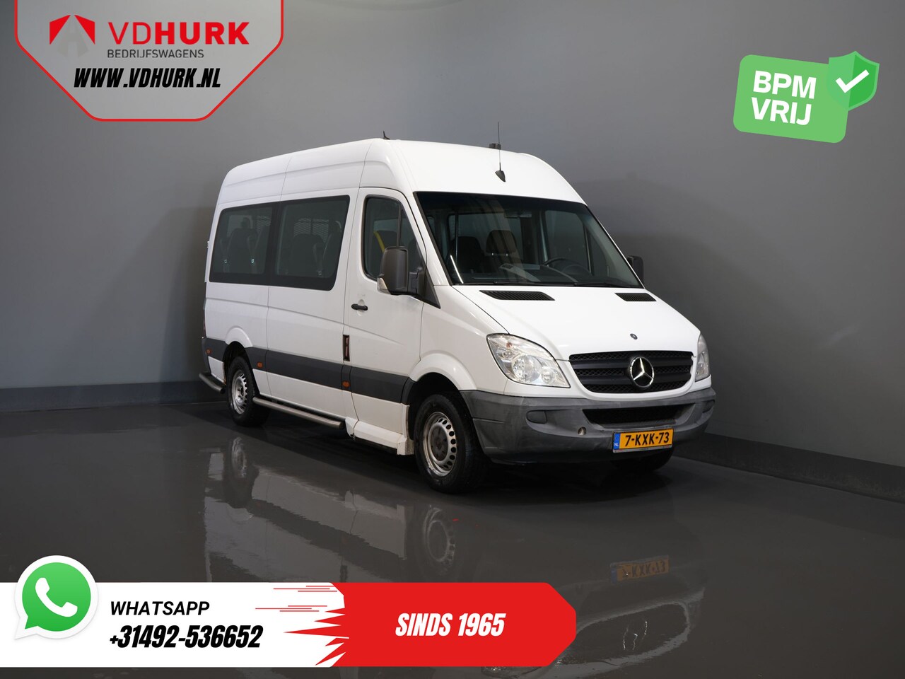 Mercedes-Benz Sprinter - 313 2.2 CDI Aut. L2H2 € 10.648 Incl. BTW BPM VRIJ! EXPORT Combi/ 9 Persoons/ Kombi/ 9P/ Ai - AutoWereld.nl