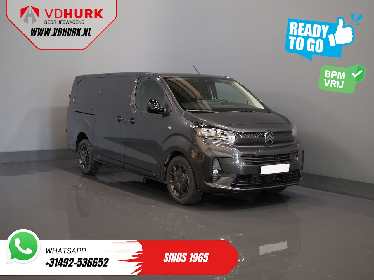 Citroën Jumpy - 2.0 HDI 180 pk Aut. L3 BPM VRIJ! Virtual cockpit/ Carplay/ Camera/ PDC/ Cruise/ Airco - AutoWereld.nl