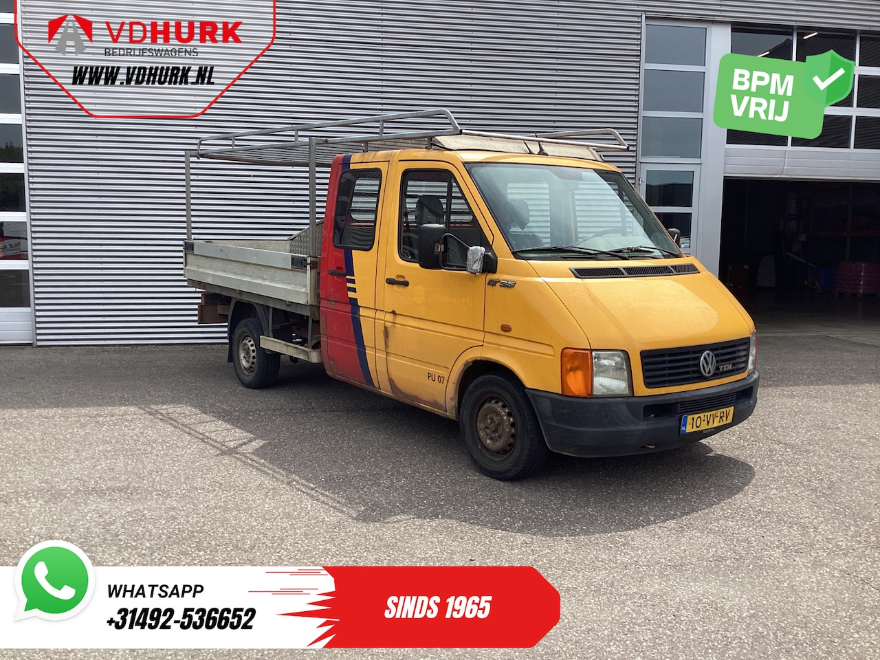 Volkswagen LT 35 - 2.8 TDI 130 pk L3 DC Dubbel Cabine EXPORT ONLY Open laadbak 2.8t Trekverm./ 6 persoons/ Im - AutoWereld.nl