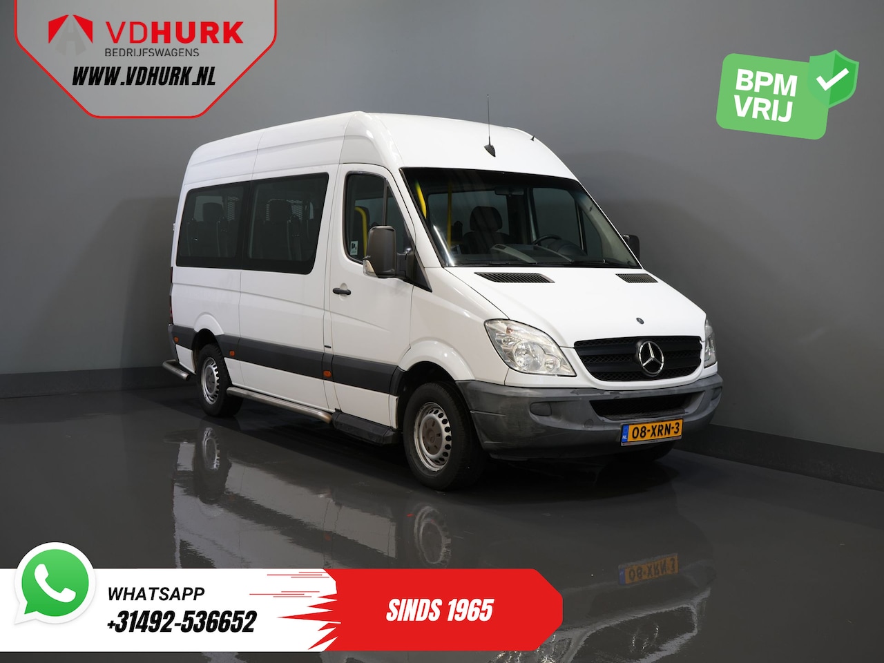 Mercedes-Benz Sprinter - 313 2.2 CDI L2H2 €9.922 Incl. BTW BPM VRIJ! EXPORT Combi/ 9 Persoons/ Kombi/ 9P/ Airco/ Ro - AutoWereld.nl