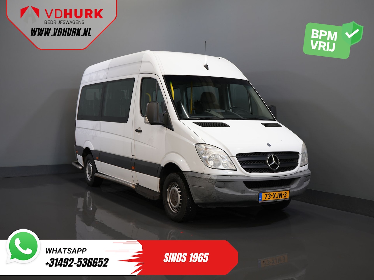 Mercedes-Benz Sprinter - 313 2.2 CDI L2H2 €9.922 Incl. BTW BPM VRIJ! EXPORT Combi/ 9 Persoons/ Kombi/ 9P/ Airco/ Ro - AutoWereld.nl
