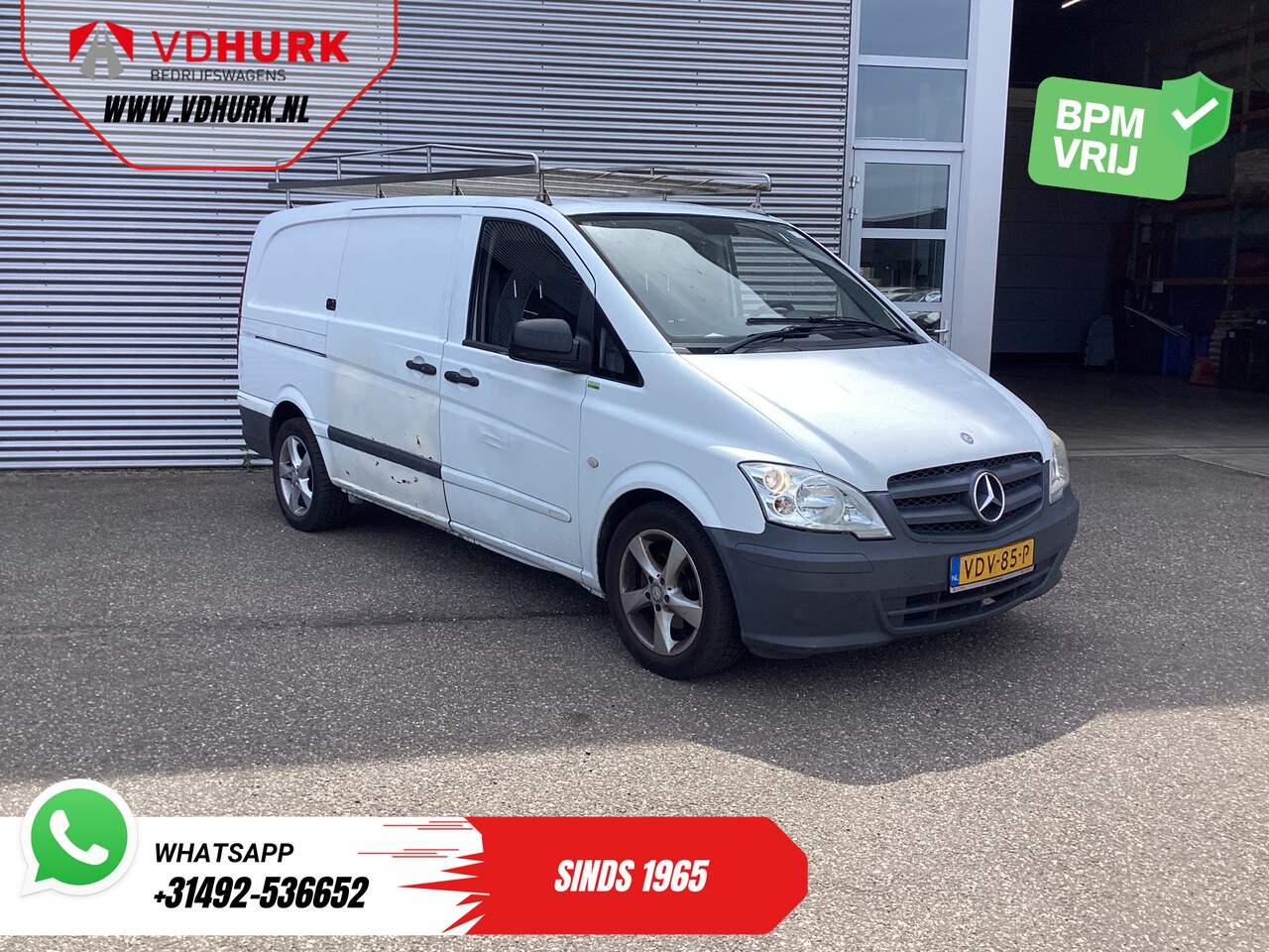 Mercedes-Benz Vito - 113 CDI L2 EXPORT ONLY Imperiaal/ LMV/ Trekhaak - AutoWereld.nl