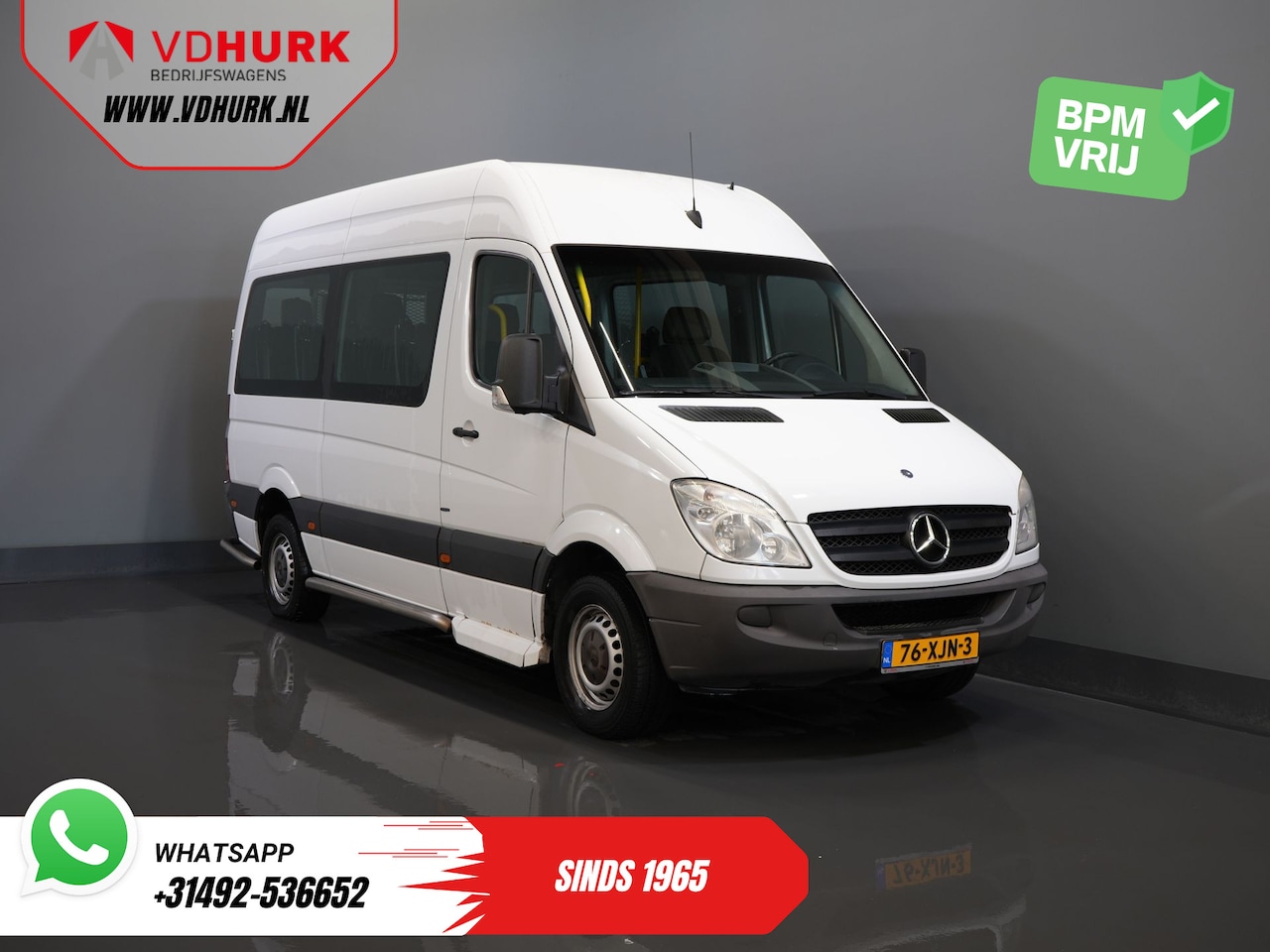 Mercedes-Benz Sprinter - 313 2.2 CDI L2H2 €9.922 Incl. BTW BPM VRIJ! EXPORT Combi/ 9 Persoons/ Kombi/ 9P/ Airco/ Ro - AutoWereld.nl
