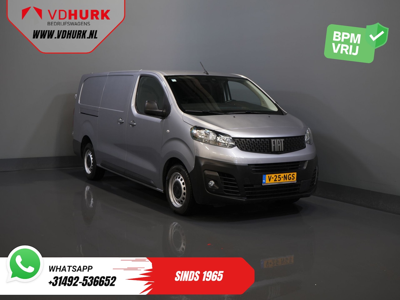 Fiat Scudo - 2.0 MJ 145 pk L3 BPM VRIJ! Adapt.Cruise/ Climate/ Keyless/ Carplay/ Camera/ PDC - AutoWereld.nl
