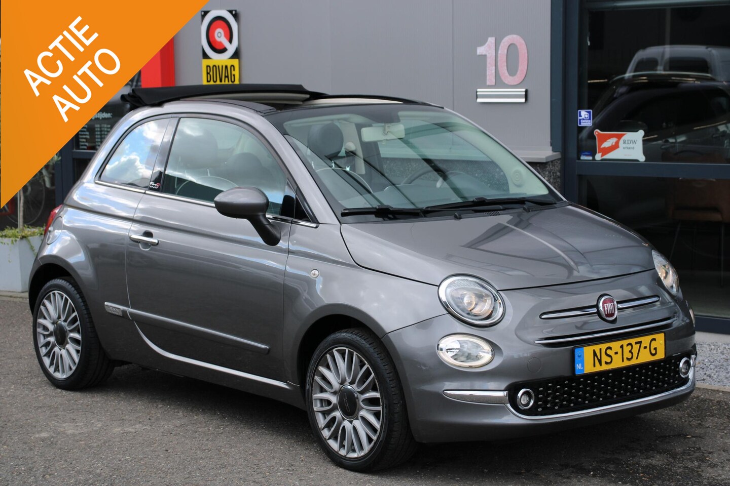 Fiat 500 C - 0.9 TwinAir Turbo Lounge 80DKM,AIRCO - AutoWereld.nl