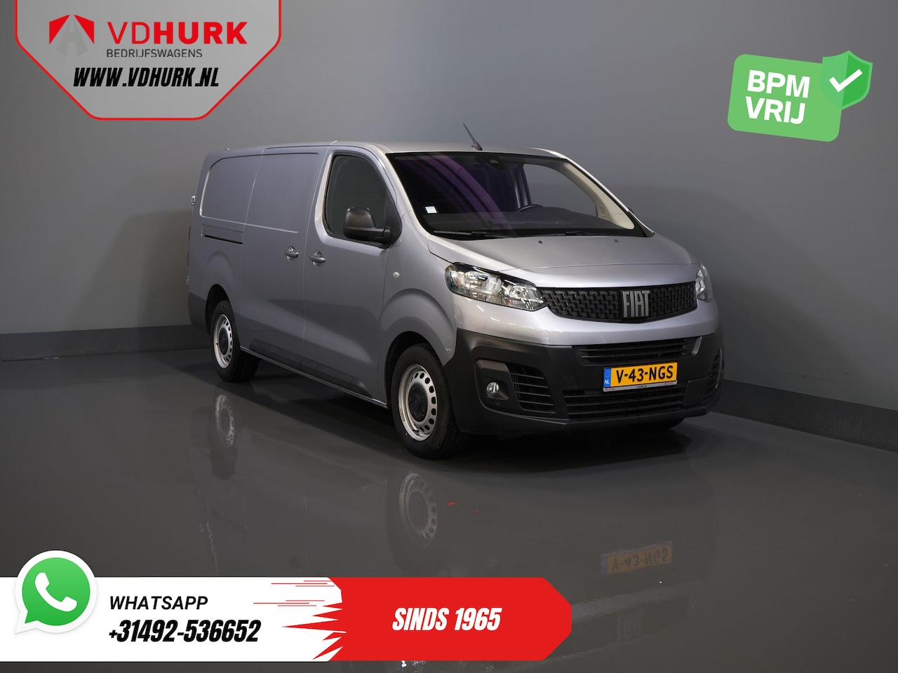 Fiat Scudo - 2.0 MJ 145 pk L3 BPM VRIJ! Adapt.Cruise/ Climate/ Keyless/ Carplay/ Camera/ PDC - AutoWereld.nl