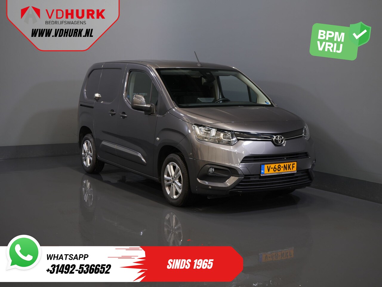 Toyota ProAce City - 1.2 Turbo 130 pk Aut. BENZINE 3Pers./ Stoelverw./ Climate/ Keyless/ Carplay/ Cruise/ PDC/ - AutoWereld.nl