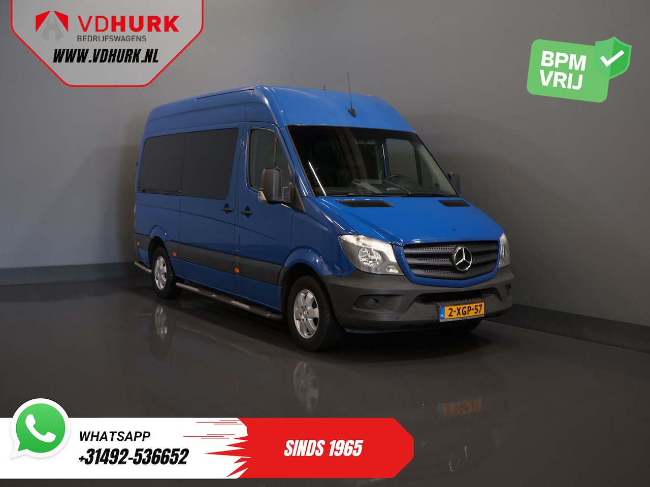Mercedes-Benz Sprinter - 213 2.2 CDI Aut. L2H2 €13.915,- Incl. BTW (BPM VRIJ) EXPORT Combi/ 9 Persoons/ Kombi/ 9P/ - AutoWereld.nl