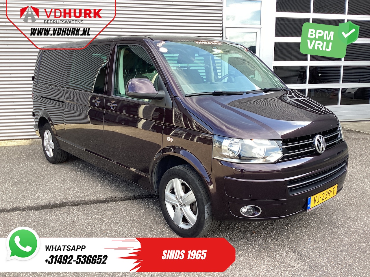 Volkswagen Transporter - 2.0 TDI 140 pk DSG Aut. L2 Dubbel Cabine DC EXPORT 2.5t Trekverm./ Cruise/ Airco/ PDC V+A/ - AutoWereld.nl